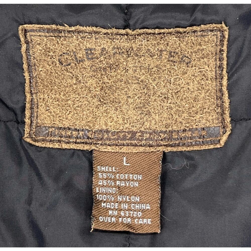 Clear Water Men’s Plaid Quilted Outdoor Vest Brown Green Size L - Picture 5 of 11